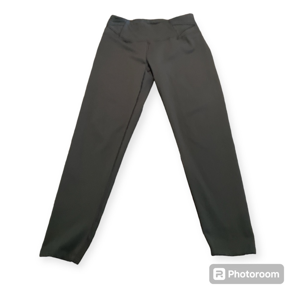 Apana Leggings Womens L High Waisted Green Gym Yoga Athletic Workout Pants Walk